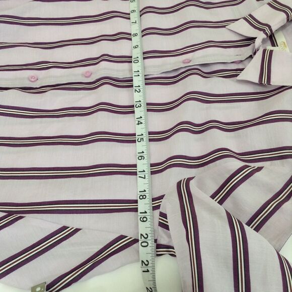 Nordstrom White Oversized Button Down Striped Shirt Size XS - Picture 3 of 6